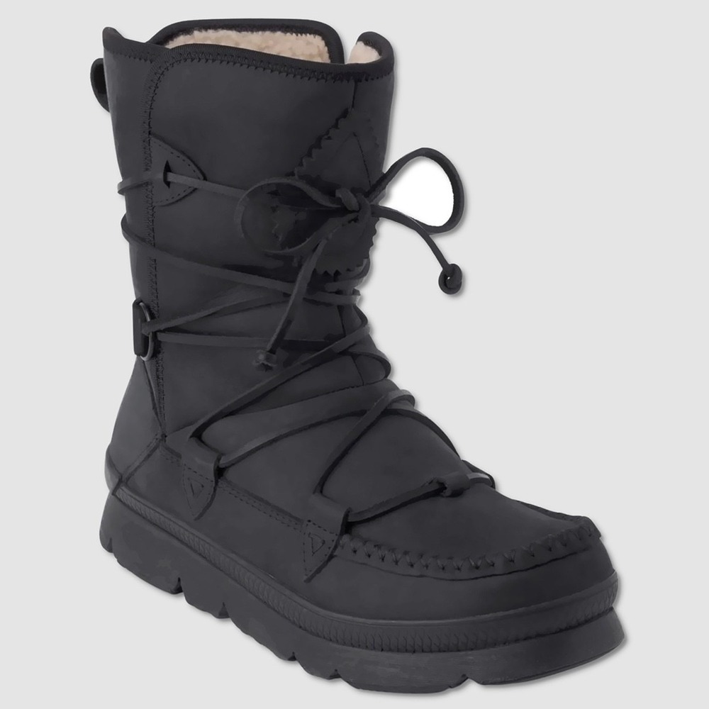 Manitobah WP Pacific Half Winter Boots - NEW Womens Size 7 Black - #49777-ZZ6